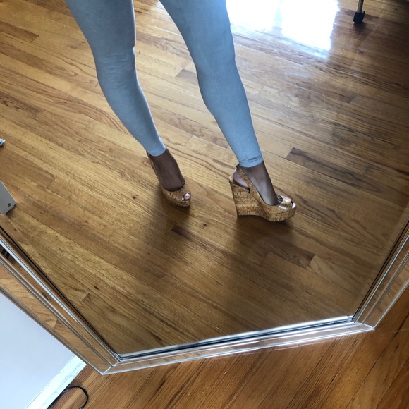 Christian Louboutin Cork Wedges - Picture 5 of 8